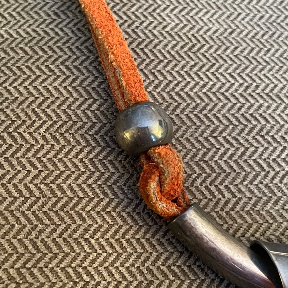 Silver Creations Agate Leather Necklace - Picture 5 of 15